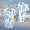 Tar Heels Palm Leaf Texture Hawaiian Shirt - Fanshubus