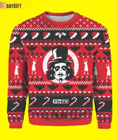 Svengoolie Horror Ugly Christmas Sweater, Jumper - Fanshubus