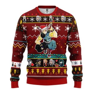 Tengen Uzui Demon Slayer Anime Ugly Christmas Sweater, Jumper 126 - Fanshubus