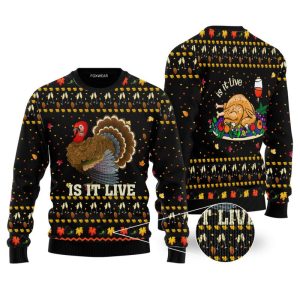 Thanksgiving Ugly Christmas Sweater, Jumper For Men &amp; Women - Fanshubus
