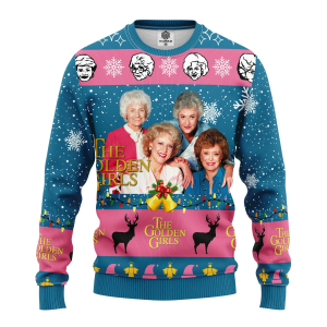 The Golden Girls Merry Xmas Gifts Ugly Christmas Sweater, Jumper 267 - Fanshubus