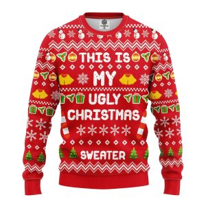 This Is My Ugly Christmas Sweater, Jumper Amazing Gift Idea Ugly Christmas Sweater, Jumper - Fanshubus