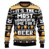 Wonderful Time For A Beer Ugly Christmas Sweater, Jumper - Fanshubus