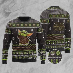 Yoda Ugly Christmas Sweater, Jumper Amazing Gift Idea Thanksgiving Gift - Fanshubus
