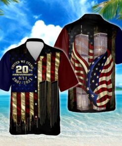 911 Never Forget American Flag Hawaiian Shirt- For men and women - Fanshubus