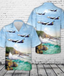 Avelo Airlines Boeing 737-7H4 Hawaiian Shirt