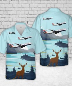 British Airways Oneworld Boeing 747-436 G-CIVP Hawaiian Shirt