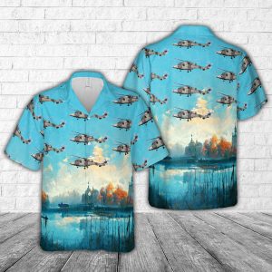 British Army Army Air Corps (AAC) Agusta-Westland AW-159 Wildcat AH.1 Hawaiian Shirt