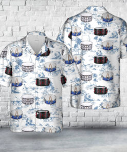 Snare Drum Hawaiian Shirt