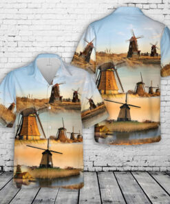 Dutch windmill Hawaiian Shirt