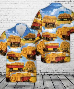 Hay Wagon Hawaiian Shirt