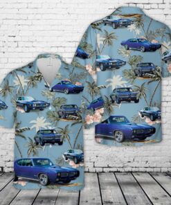 Pontiac GTO (1969) blue Hawaiian Shirt