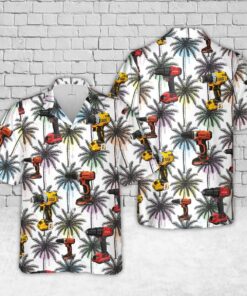 Power Drill Hawaiian Shirt