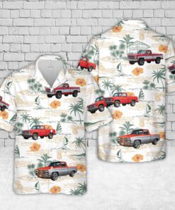 Square Body Chevy Truck Hawaiian Shirt