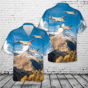 USMC Douglas F4D-1 Skyray (BuNo 134815) of Marine Fighter Squadron 115 (VMF-115) "Able Eagles" Hawaiian Shirt