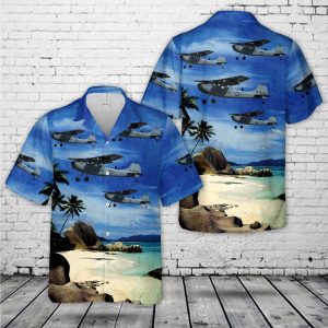 US Air Force Cessna Bird Dog Hawaiian Shirt