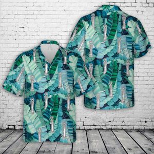 US Air Force Missile Maintenance Badge Master Hawaiian Shirt