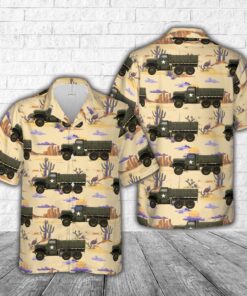 US Army Diamond T 967 Cargo Hawaiian Shirt