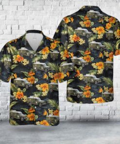 US Army Dodge T214-WC54 Ambulance Hawaiian Shirt