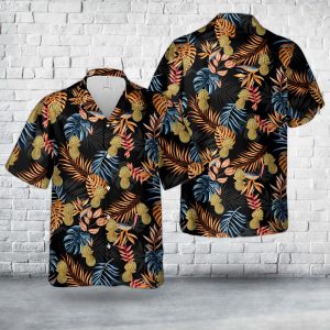 US Marine Corps Gunner Collar Device Hawaiian Shirt