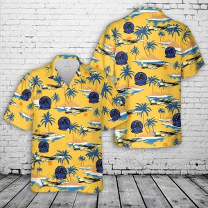 US Navy Fighter Squadron Two One Three (VF-213), F-14D Tomcat Blacklions Hawaiian Shirt