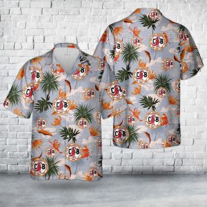 US Navy Seabee Naval Mobile Construction Battalion 133 (NMCB 133) Hawaiian Shirt