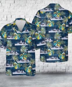 US Navy USS Arnold J. Isbell (DD-869) Hawaiian Shirt