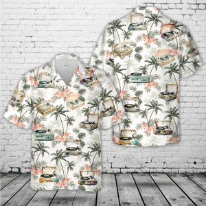 Vintage Turntable Hawaiian Shirt