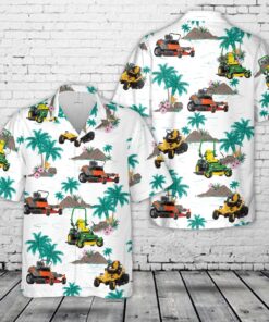 Zero Turn Lawn Mower Hawaiian Shirt