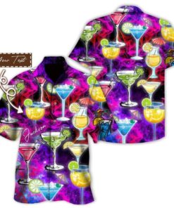 A Martini Cocktail Shaken Not Stirred Hawaiian Shirt- For men and women - Fanshubus