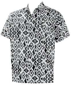 Abstract Black Amazing Design Hawaiian Shirt- For men and women - Fanshubus