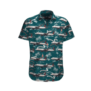 Air Canada Boeing 787-9 Dreamliner Hawaiian Shirt- For men and women - Fanshubus