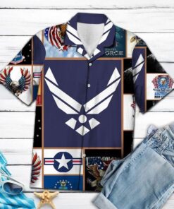 Air Force Hawaiian Shirt (1)- For men and women - Fanshubus