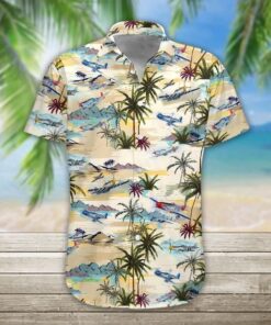 Aircraft Hawaiian Shirt- For men and women - Fanshubus