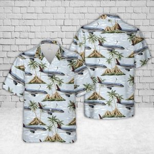 Airlines A320 Neo Flower Livery Hawaiian Shirt- For men and women - Fanshubus