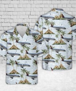 Airlines Neo Flower Livery Tropical Hawaiian Shirt- For men and women - Fanshubus