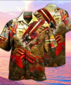 Airplanes war hawaiian shirt- For men and women - Fanshubus