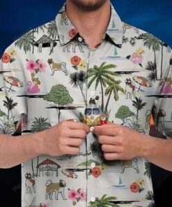 Akita Hawaiian Shirt Hawaii Beach Retro - Fanshubus