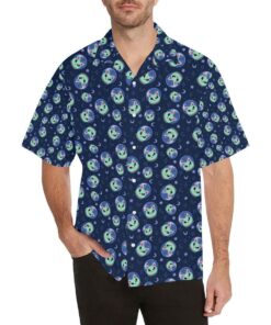 Alien Cat Hawaiian Shirt