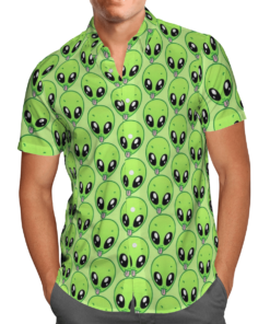 Alien Hawaiian Shirt (3)- For men and women - Fanshubus