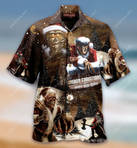 All I Want For Christmas Is Santa Claus Hawaiian Shirt- For men and women - Fanshubus