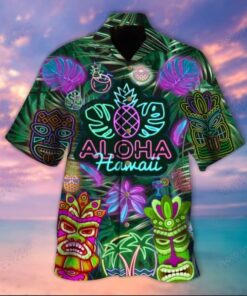 Aloha Hawaii Tiki Unisex Hawaiian Shirt