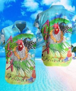 Aloha Rooster Friends Summer Vibes Hawaiian Shirt- For men and women - Fanshubus