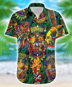 Aloha Shirts Tiki Crew Hawaiian Shirt - For Men and Women - Fanshubus