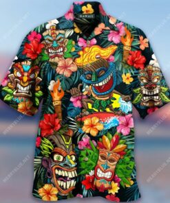 Aloha Tiki Tiki Awesome Hawaiian Shirt- For men and women - Fanshubus