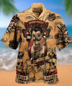 Amazing Barber Hawaiian Shirt - For Men and Women - Fanshubus