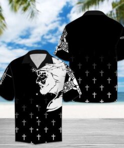 Amazing Black Hawaiian Shirt- For men and women - Fanshubus