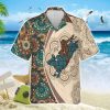 Amazing Bull Riding Brown Mandala Unisex Hawaiian Shirts- For men and women - Fanshubus