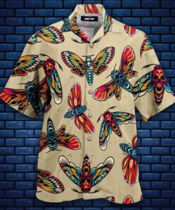 Amazing Butterfly Skull Hawaiian Shirt- For men and women - Fanshubus