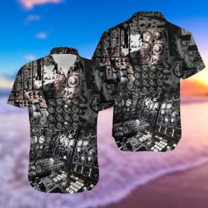 Amazing Cockpit Airplane Pilot Hawaiian Shirt- For men and women - Fanshubus